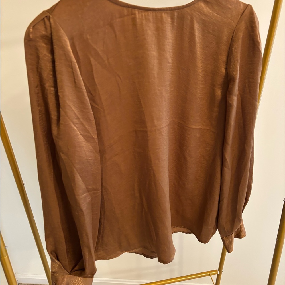 Banana Republic Rich Brown Blouse